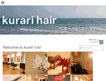 Tablet Screenshot of kurari-hair.com